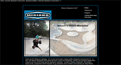 Desktop Screenshot of misianoskateparks.com